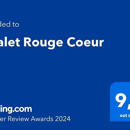 Chalet Rouge Coeur Bex Buitenkant foto
