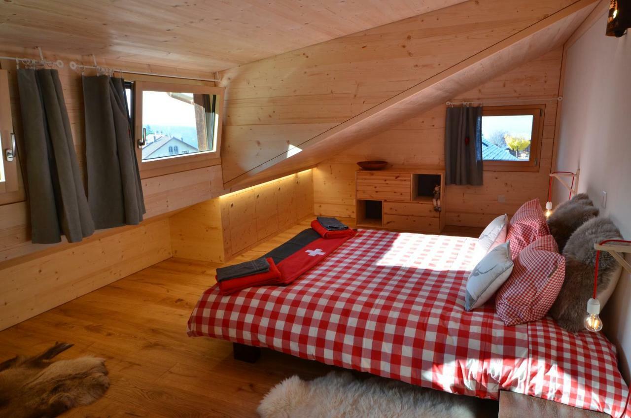 Chalet Rouge Coeur Bex Buitenkant foto